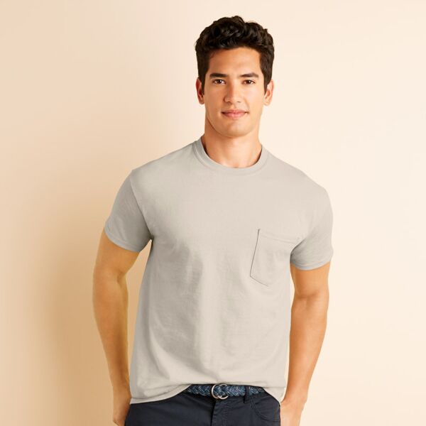 &reg; Ultra Cotton&reg; Adult T-Shirt with Pocket Thumbnail