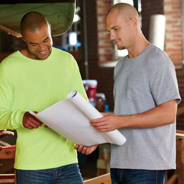 Adult Short-Sleeve Tee with Pocket Thumbnail