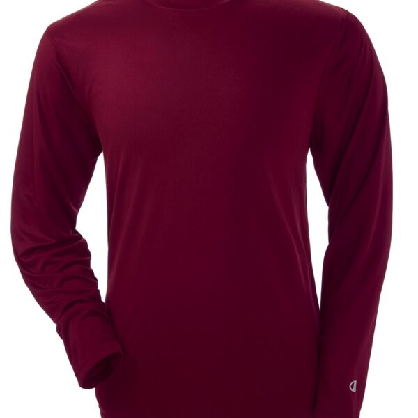 Adult Double Dry&reg; Long-Sleeve Interlock T-Shirt Thumbnail