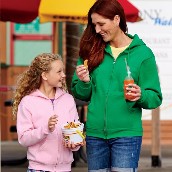 Adult NuBlend® Full-Zip Hooded Sweatshirt Thumbnail