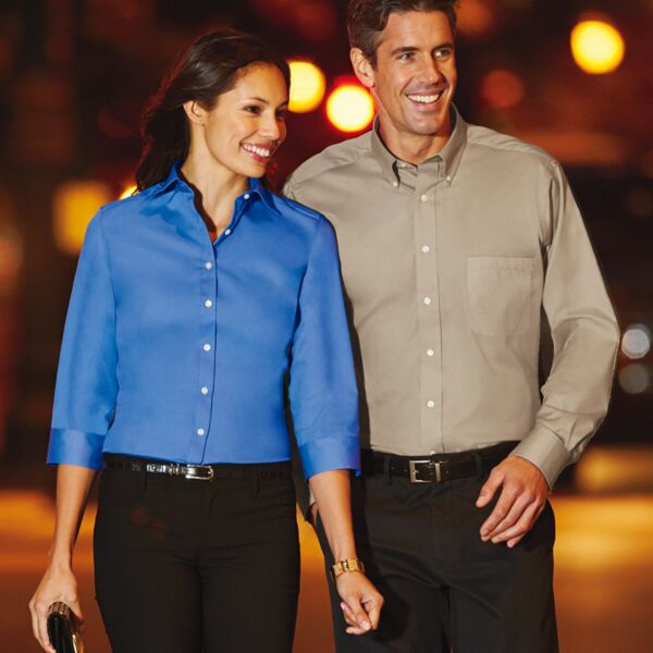 Ladies' 3/4-Sleeve Dress Twill Thumbnail