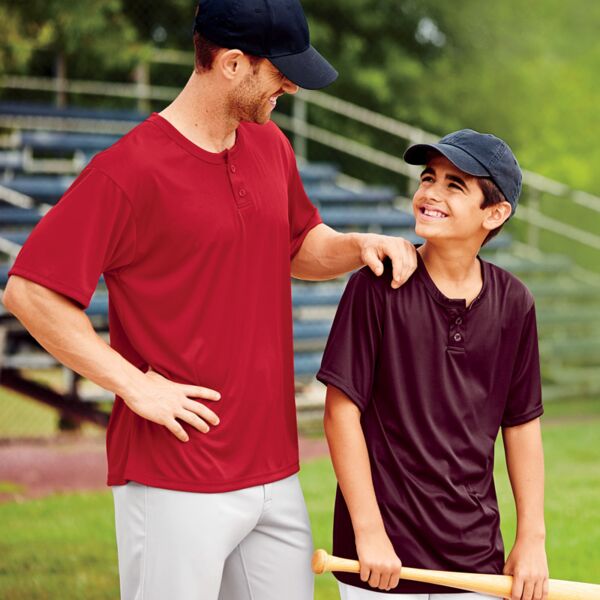 Youth B-Core Henley Tee Thumbnail