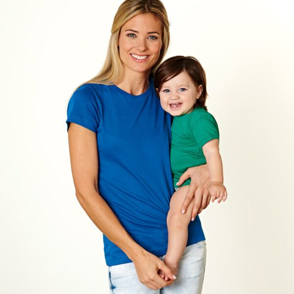 LA T Ladies' Fine Jersey Longer Length T-Shirt Thumbnail