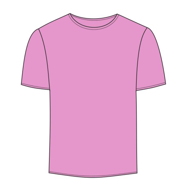 Adult Pink Ribbon Tie-Dyed Tee Thumbnail
