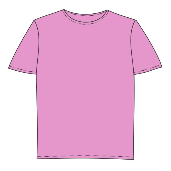 Youth Pink Ribbon Tie-Dyed Tee Thumbnail