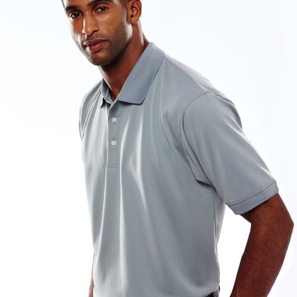 UltraClub&reg; Men's Platinum Performance Piqué Polo with TempControl Technology Thumbnail