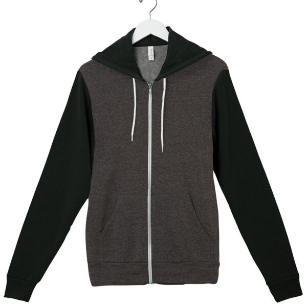 Unisex Poly-Cotton Fleece Full-Zip Hoodie Thumbnail