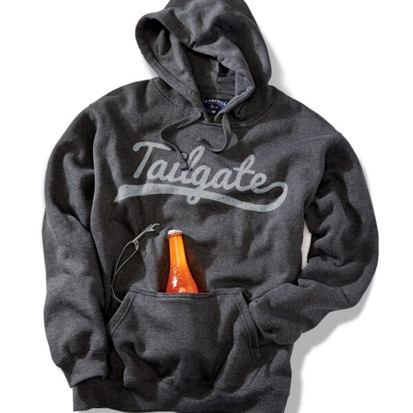 J.America Adult Tailgate Hooded Fleece with Bottle Opener Thumbnail
