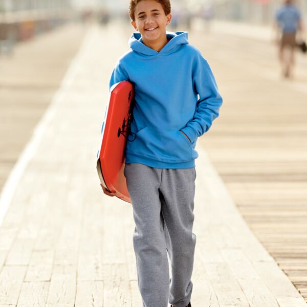 Youth NuBlend&reg; Open-Bottom Sweatpants with Pockets Thumbnail