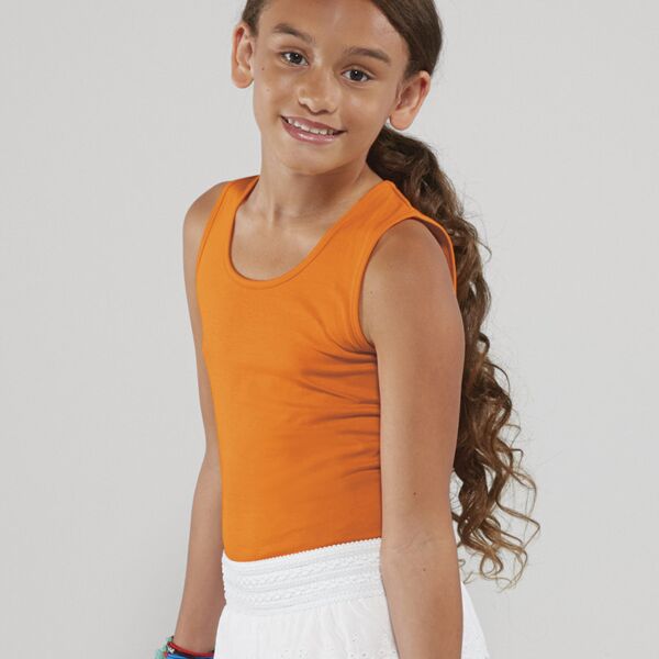 LA T Girls' Fine Jersey Tank Thumbnail