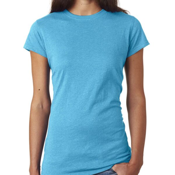 J.America Ladies' Glitter Tee Thumbnail