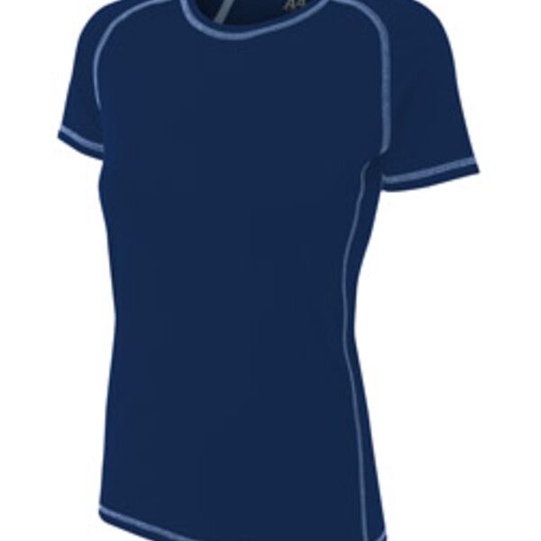 Ladies' Raglan Contrast Tee Thumbnail