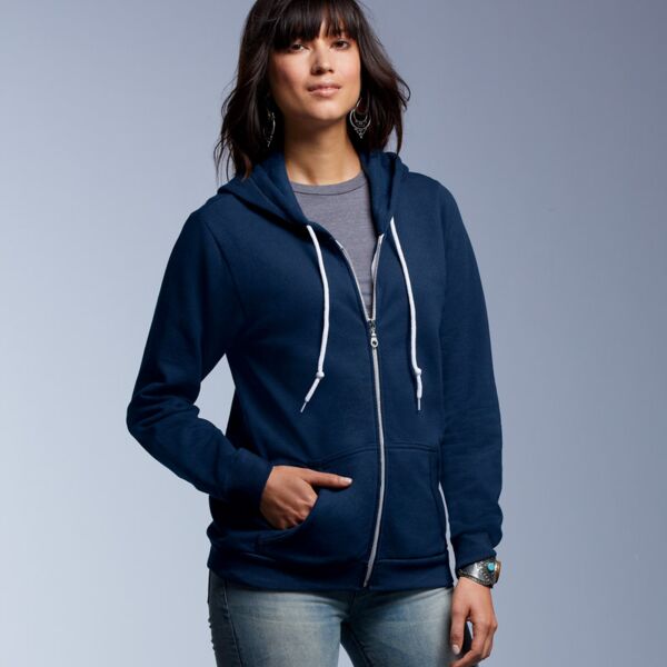 Ladies’ Full-Zip Hooded Fleece Thumbnail