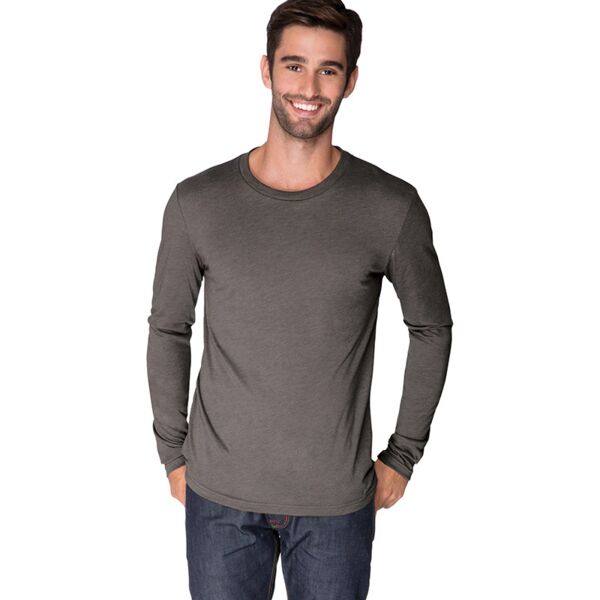 Next Level Men's Tri-Blend Long-Sleeve Crew Thumbnail