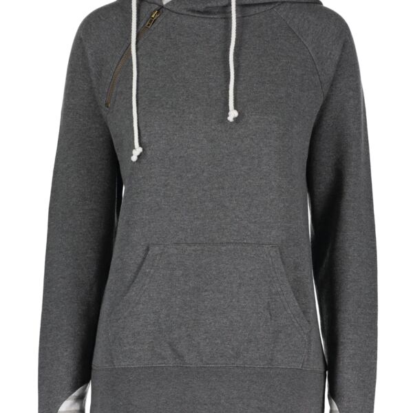 PCYH23   Enza® 38379 Ladies Stripe Double Hood Pullover Thumbnail