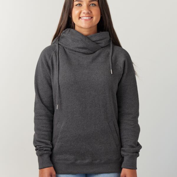 Enza Ladies Funnel Neck Hoodie Thumbnail