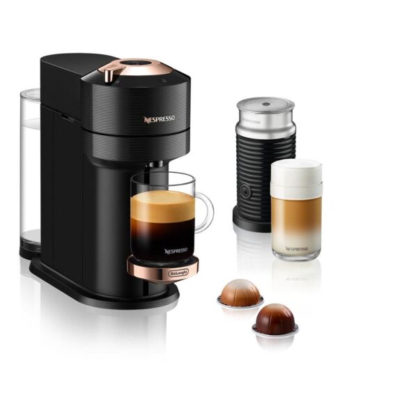 Nespresso Vertuo Next Premium With Aeroccino - Black/Rose Gold Thumbnail