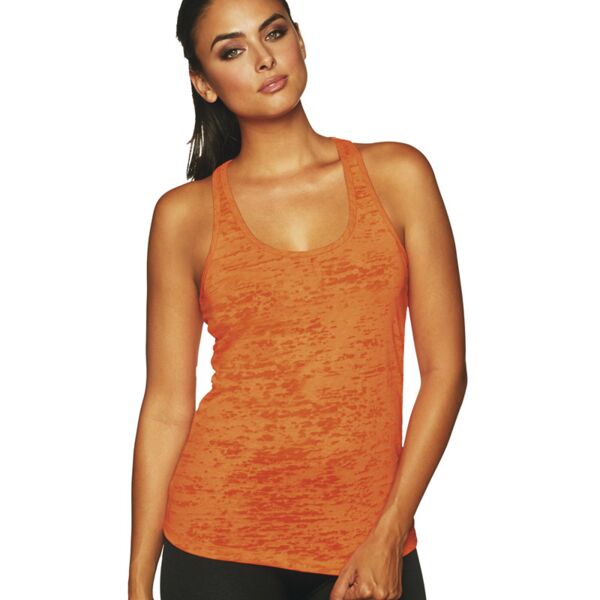 Ladies’ Poly/Cotton Burnout Razor Tank Thumbnail