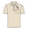 UltraClub Adult Classic Piqué Polo with Pocket Thumbnail