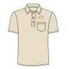 UltraClub Adult Classic Piqué Polo with Pocket Thumbnail