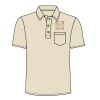 UltraClub Adult Classic Piqué Polo with Pocket Thumbnail