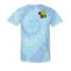 Multi-Color Spiral Tie-Dyed T-Shirt Thumbnail