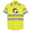 Men's High Visibility Safety Short Sleeve Work Shirt Thumbnail