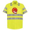 Men's High Visibility Safety Short Sleeve Work Shirt Thumbnail