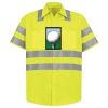 Men's High Visibility Safety Short Sleeve Work Shirt Thumbnail