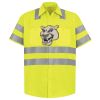 Men's High Visibility Safety Short Sleeve Work Shirt Thumbnail