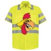 Men's High Visibility Safety Short Sleeve Work Shirt Thumbnail
