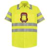 Men's High Visibility Safety Short Sleeve Work Shirt Thumbnail