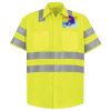 Men's High Visibility Safety Short Sleeve Work Shirt Thumbnail