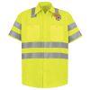 Men's High Visibility Safety Short Sleeve Work Shirt Thumbnail