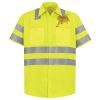 Men's High Visibility Safety Short Sleeve Work Shirt Thumbnail