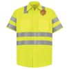 Men's High Visibility Safety Short Sleeve Work Shirt Thumbnail