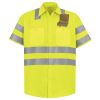 Men's High Visibility Safety Short Sleeve Work Shirt Thumbnail