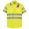 Men's High Visibility Safety Short Sleeve Work Shirt Thumbnail
