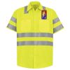 Men's High Visibility Safety Short Sleeve Work Shirt Thumbnail