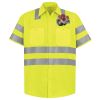 Men's High Visibility Safety Short Sleeve Work Shirt Thumbnail