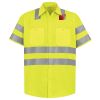 Men's High Visibility Safety Short Sleeve Work Shirt Thumbnail