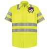 Men's High Visibility Safety Short Sleeve Work Shirt Thumbnail