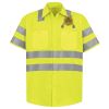 Men's High Visibility Safety Short Sleeve Work Shirt Thumbnail
