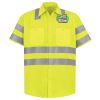Men's High Visibility Safety Short Sleeve Work Shirt Thumbnail