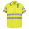 Men's High Visibility Safety Short Sleeve Work Shirt Thumbnail