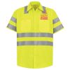 Men's High Visibility Safety Short Sleeve Work Shirt Thumbnail