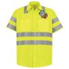 Men's High Visibility Safety Short Sleeve Work Shirt Thumbnail