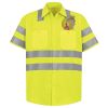 Men's High Visibility Safety Short Sleeve Work Shirt Thumbnail