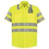 Men's High Visibility Safety Short Sleeve Work Shirt Thumbnail