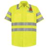 Men's High Visibility Safety Short Sleeve Work Shirt Thumbnail